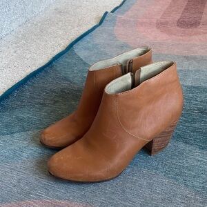 Fortress Of Inca Anthropologie Leather Western Ankle Booties